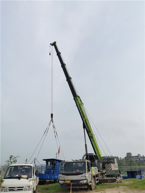 江川区桥梁建设吊装案例